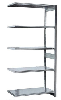 Fachbodenregal 5 Ebenen H/B/T 2000x760x335-835 mm