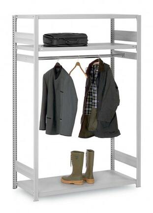 Garderobenregal H/B/T 2000x1310x635 mm
