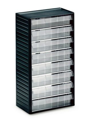 Kleinteilemagazin 8 Schubladen B/T/H 310x180x550 mm
