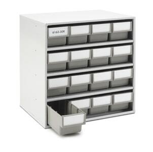 Kennoset Schubladenmagazin 16 Schubladen B/T/H 400x300x395 mm, grau