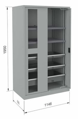 Werkzeugschrank B/H/T 1146x1950x690 mm