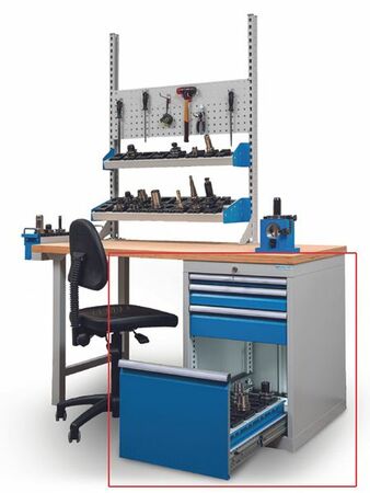 CNC-Schubladenschrank inkl. CNC-Schubladenrahmen