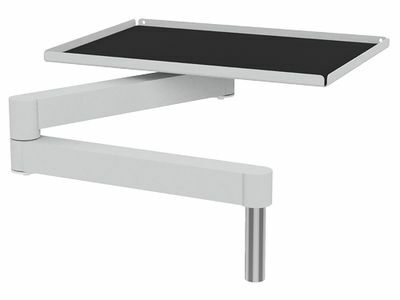 Schwenkarm mit Ablage und Riffelgummi