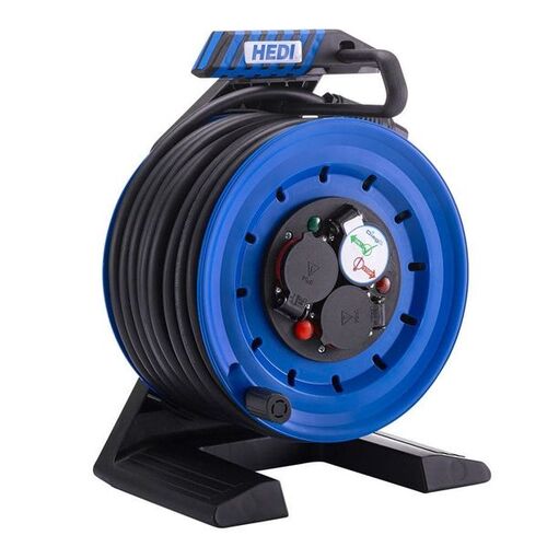 HEDI Kabeltrommel Vollkunststoff 30 m, Generation 7, Companion  250 mm
