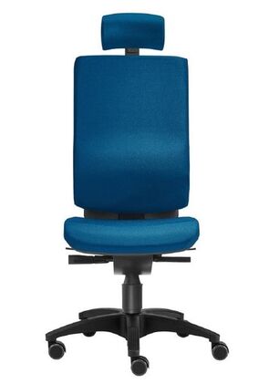 B�rostuhl ergonomisch | Lordosenst�tze | Komfort-Sitz | Kopfst�tze 