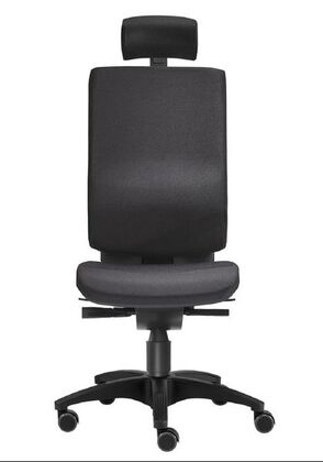 B�rostuhl ergonomisch | Lordosenst�tze | Komfort-Sitz | Kopfst�tze 