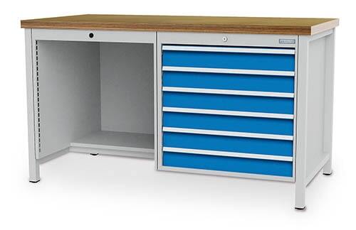 Werkbank | Kastenwerkbank 6 x Schublade B/T/H 1500x750x959 mm