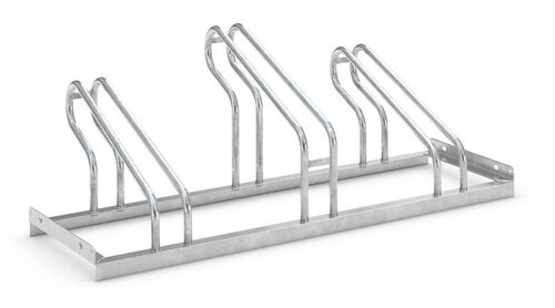 Fahrradst�nder B�gelparker verzinkt 3 Stellpl�tze einseitig