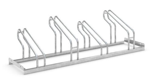 Fahrradst�nder B�gelparker verzinkt 4 Stellpl�tze einseitig