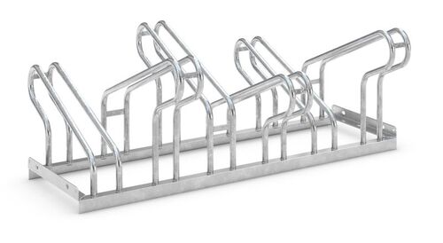 Fahrradst�nder B�gelparker verzinkt 6 Stellpl�tze zweiseitig