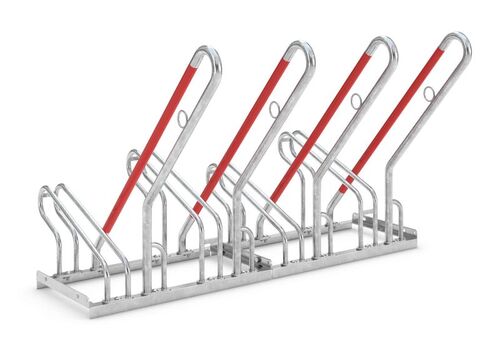 Fahrradstnder Anlehnparker verzinkt 4 Stellpltze einseitig