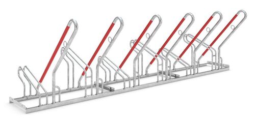 Fahrradst�nder Anlehnparker verzinkt 6 Stellpl�tze einseitig