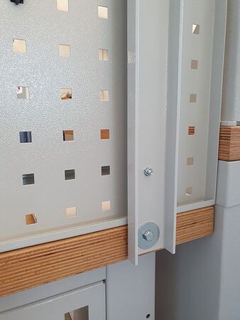 Werkbankhalterung f�r Lochplatte, H�he 450 mm