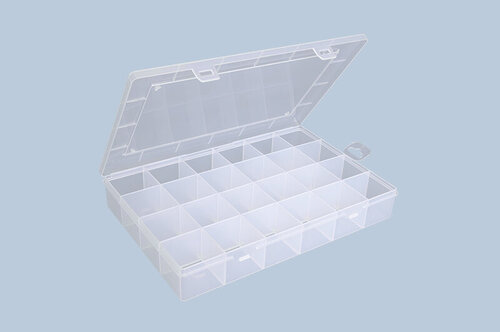 Sortimentskasten PP-Eco Classic, 24 F�cher, transparent, 1 Stk.