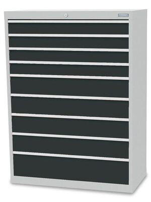 Bedrunka+Hirth Schubladenschrank T500 9 Schubladen B/T/H 980x500x1319 mm
