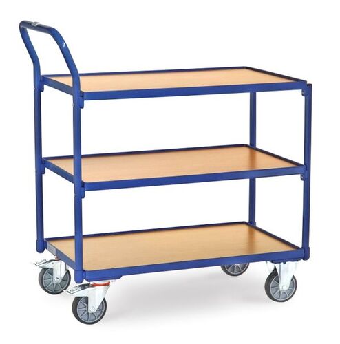 Fetra Tischwagen, 3 Etagen, Tragkraft 300 kg, 850x500 mm