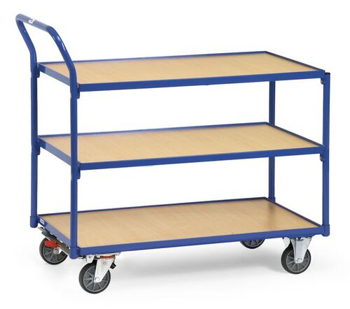Fetra Tischwagen, 3 Etagen, Tragkraft 300 kg, 1000x600 mm