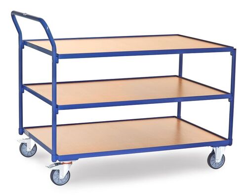 Fetra Tischwagen, 3 Etagen, Tragkraft 300 kg, 1200x800 mm