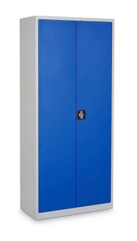 Aktenschrank 4 x Fachboden Enzianblau B/T/H 920x500x1950 mm