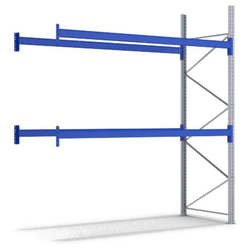 Palettenregal, Anbaufeld, L�nge 2800 mm, Breite 2700 mm, Tiefe 1100 mm