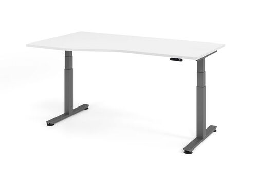 Elektrisch h�henverstellbarer Schreibtisch | Freiform | B/T 1800x800 mm