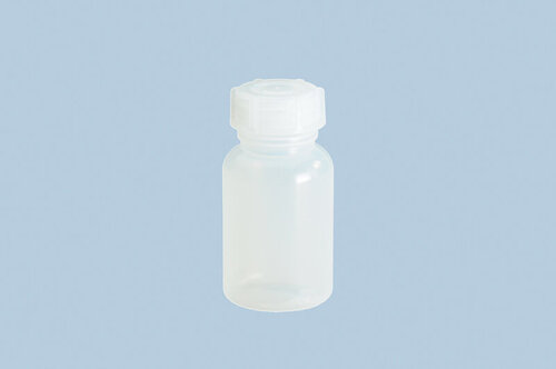 Weithalsflasche 50 ml mit Verschluss, LD-PE, natur
