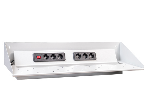 E-Wandboard zur Montage f�r 6 Akku-Ger�te