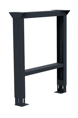 Fu�gestell h�henverstellbar B/T/H 80x575x720-1020 mm