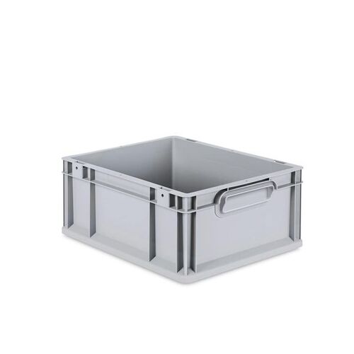 Eurobox ECO NextGen, Griffe geschlossen, farbige ColorClips, B/T/H 400x300x170 mm