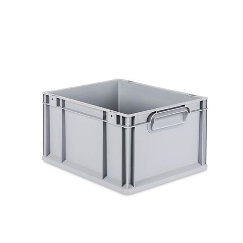 Eurobox ECO NextGen, Griffe geschlossen, farbige ColorClips, B/T/H 400x300x220 mm