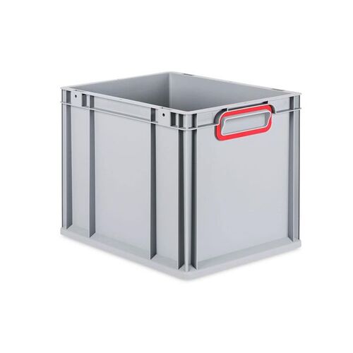 Eurobox ECO NextGen, Griffe geschlossen, farbige ColorClips, B/T/H 400x300x320 mm