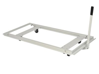 Hub-Senkfahrgestell f�r Kastenwerkbank mit Gestellbreite 2000 mm, Gestellh�he 959 mm