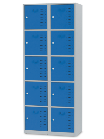 F�cherschrank mit 10 F�cher BTH 800x500x1900 mm