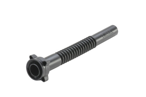 Auslaufrohr PREMIUM-Diesel, schwarz, HDPE