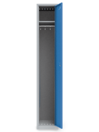 Garderobenschrank mit 1 Abteil BTH 300x500x1750 mm