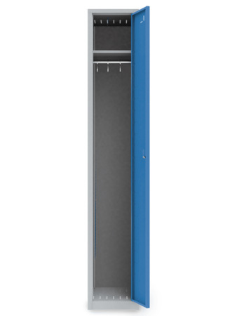 Garderobenschrank mit 1 Abteil BTH 300x500x1900 mm