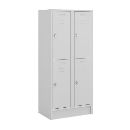 F�cherschrank mit Drehriegelverschluss, 2 Abteile, 4 F�cher, Abteilbreite 400 mm