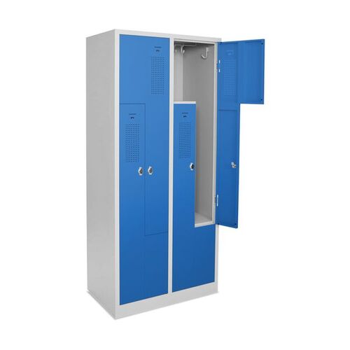 Z-Spind, 2 Abteile, 4 F�cher, BTH 800x500x1800 mm