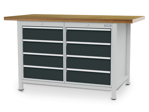 Werkbank | Kastenwerkbank 8 x Schublade B/T/H 1500x750x859 mm