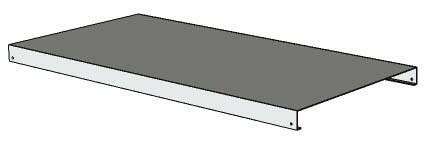 Fachboden f�r Fl�gelt�renschrank 155 B/T 930x500 mm