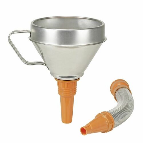 Trichter | Kombitrichter  160 mm mit Sieb, Weiblech