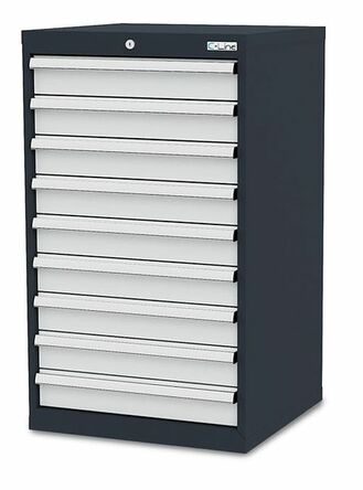 Simplaflex Schubladenschrank 9 Schubladen 600x575x1020 mm