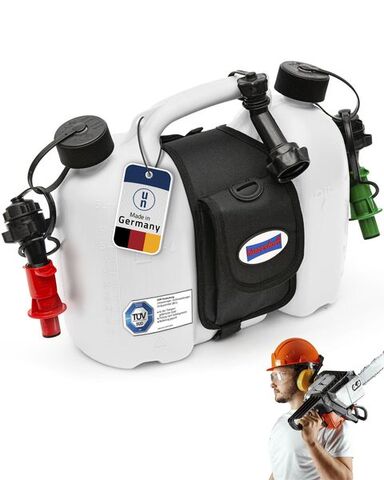 Doppelkanister PROFI 6+3 L, Satteltasche & Einf�llsystem