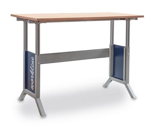 Workline Arbeitstisch, Klemmfeststellung B/T/H 1000x750x735-1100 mm