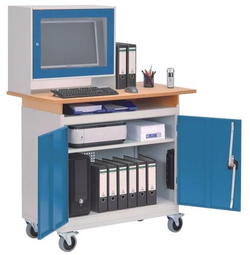 Computerschrank mit Rollen B/T/H 1200x600x1060 mm