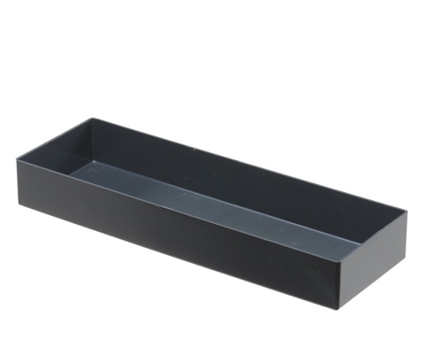 Einsatzbox aus PS, T/B/H 324x108x45 mm, grau (1 Stk.)