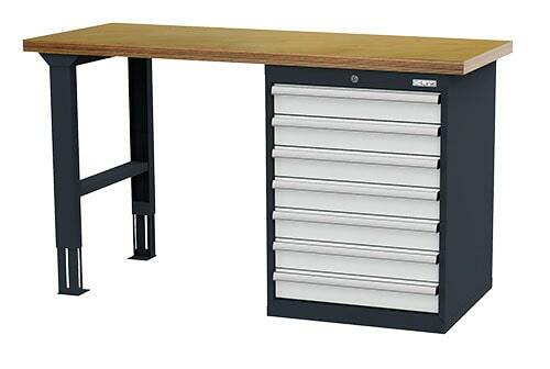Reihenwerkbank inkl. Schubladenschrank 1500x600x860 mm