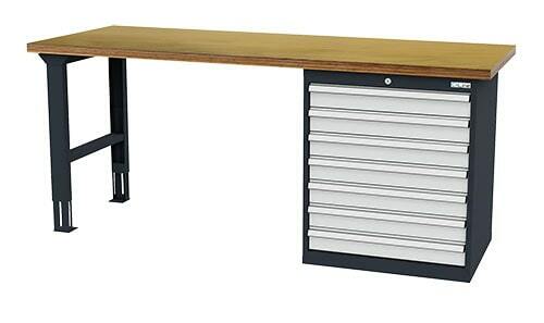 Reihenwerkbank inkl. Schubladenschrank 2000x600x860 mm