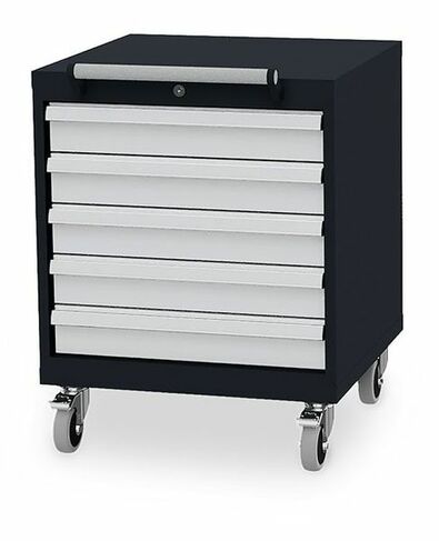 Simplaflex Mobiler Schubladenschrank 4 Schubladen 600x575x770 mm