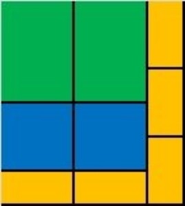 Einsatzboxen Set f�r Schublade 300x350x45 mm 